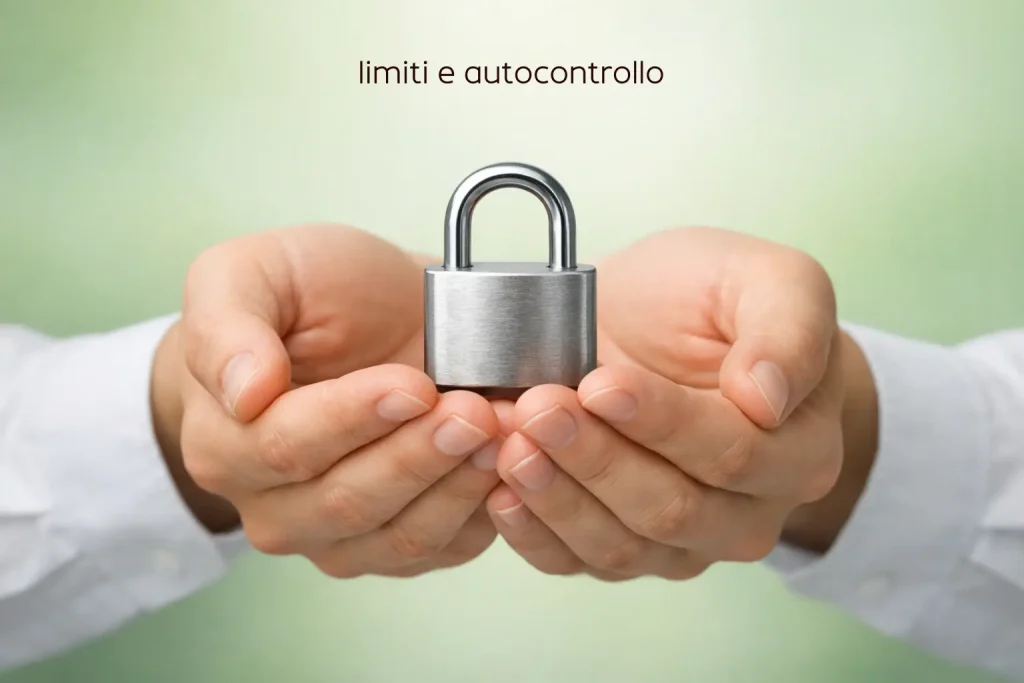 Mani che tengono un lucchetto chiuso su sfondo verde chiaro simbolo di protezione