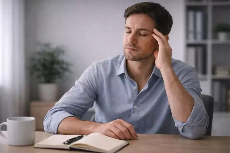 Scommettitore disciplinato che mantiene la calma durante la valutazione delle scommesse